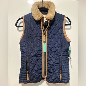 NWT 🆕 Navy Girls Vest w/ Removable Collar by Copper Key (Dillard’s) Size: 14/16